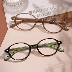 แว่นตากรอบกลมดาวดี้เลนส์ใสสีดำ ใบหน้ารูปไข่ ผู้หญิง แก้ไขสายตา 2024 - Product Image 4