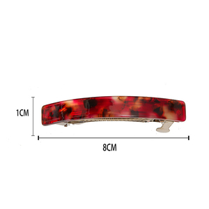 Barrette à cheveux pour femmes Barrette à cheveux couleur vintage Barrette à cheveux française pour cheveux fins Personnalisable - Product Image 2