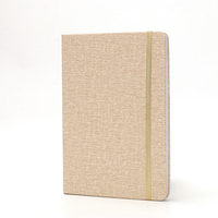 Carnet d'affaires personnalisé avec couverture en PU lisse, contenant 80 feuilles de pages vierges épaisses pour croquis et notes