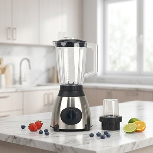 Mixeur Électrique Commercial Portable 2-en-1, Appareil de Cuisine pour Jus de Fruits, Smoothies, Mélangeur Alimentaire et Broyeur - Product Image 3