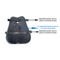 OEKO-TEX ergonomique en mousse à mémoire de forme taille soutien du dos oreiller lombaire orthopédique bureau siège de voiture coussin lecture lit repos oreillers