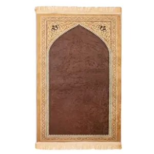 Matluxury Islamic Muslim Prayer Mat With Bag Thin Worship Travel Prayer Rug Praying Carpet