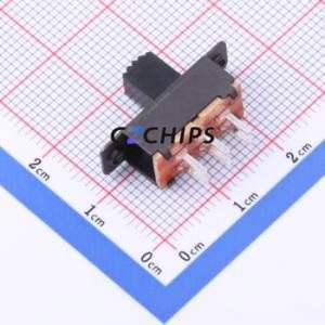 SS-22F29-G070 Slide Switch Through hole Component (THT) Switch Double Pole Double Throw Rectangle Pin Header PC Pin 23.2mm - Product Image 2