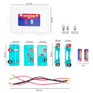 Equipo de Instrumentos Físicos, Caja de Experimentos Eléctricos <span class=keywords><strong>para</strong></span> Estudiantes, Conjunto Eléctrico, Ciencia Eléctrica, Conjunto Completo <span class=keywords><strong>para</strong></span> Escuela Secundaria - Product Image 2
