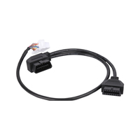 Cable divisor macho a hembra de 16 pines con conector opel obd2 obd-ii macho y obd para Escáner de diagnóstico OBD2, lector de código de falla Rea