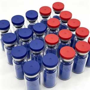 Fournisseur d'usine : Matière première cosmétique GHK-Cu 50mg de haute qualité (poudre lyophilisée bleue) - Product Image 4