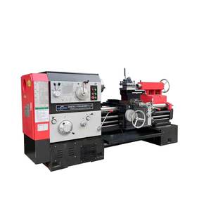 Tornio Manuale per Metalli MARCH EXPO CD6163, per Lavori Pesanti e Medi, con Banco Piatto da 1500mm e 2000mm - Product Image 3