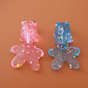 Adorable Juguete Blandito de Pez Dorado Transparente con Textura de Gelatina, Juguete Antiestrés para Niños y Adultos, Regalo de Descompresión - Product Image 3
