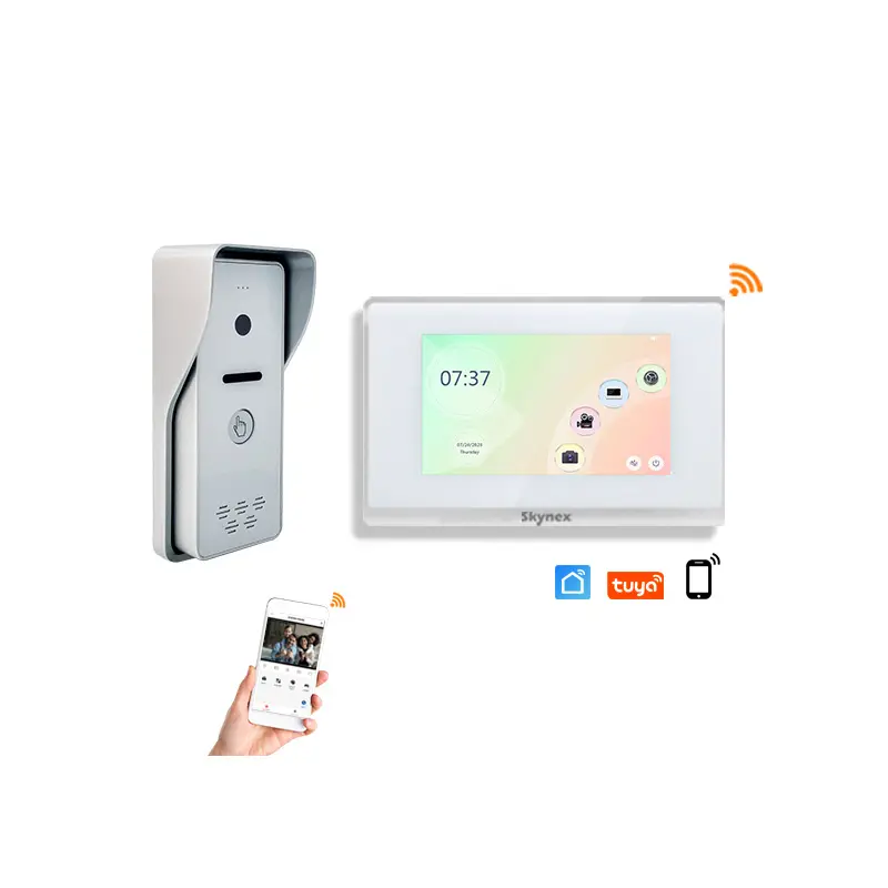 Tùy chỉnh HD wifi có dây liên lạc cho Home Video Door Phone Kit