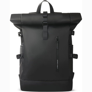 Free Sample Roll Top <b>Backpack</b> Laptop <b>Backpack</b> for Men <b>Women</b> 15.6" Computer Bag Waterproof Business Travel <b>Backpack</b> <b>Work</b> College - Product Image 1