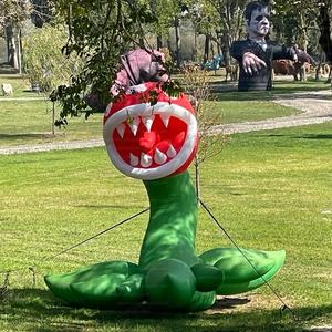 Planta Piranha Inflable con Luces LED, Planta Carnívora, Flor Inflable, Modelo de Planta Venus Flytrap para Decoración de Eventos Comerciales - Product Image 4