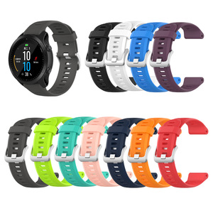 Bracelet en silicone sport pour Garmin <span class=keywords><strong>Forerunner</strong></span> 965 955 Solar <span class=keywords><strong>945</strong></span> <span class=keywords><strong>935</strong></span> 745, bracelet de montre 22 mm, bracelet de remplacement - Product Image 6