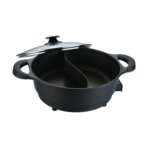 Aining Electric Hot Pot 32Cm Dual Broth Multifunction Household Commercial Use - Product Image 1