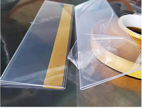 Bon prix au détail en plastique PVC acrylique étiquette étiquette adhésive bande de données support de prix pour étagères