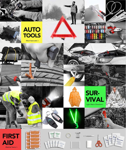 Bán Buôn Tự Động Sử Dụng An Toàn Xe Bên Đường Khẩn Cấp Kit Biểu Tượng Tùy Chỉnh Với Jumper Cáp Đi Du Lịch Phổ Survival Kit - Product Image 2