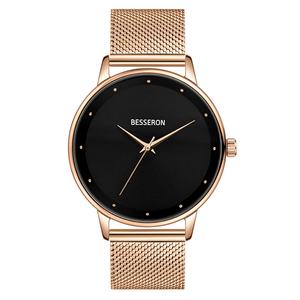 Reloj de Cuarzo de Lujo para Negocios, Diseño Moderno y Sencillo, Cristal Mineral, Correa de 18 mm, Acero Inoxidable de 38 mm, Resistente al Agua 3BAR, con Pedrería - Product Image 4