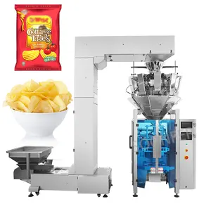 Good quality full automatic small bag snacks dry potato chips packing machine price