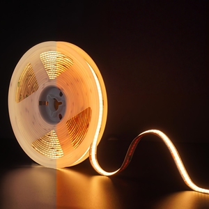Lampu COB KCX Putih Dual Color Temperature CCT Lebar 10MM untuk Dekorasi Ruang Tamu, Lampu Linear <span class=keywords><strong>LED</strong></span> untuk Kabinet - Product Image 1