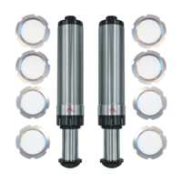 2PCS/1Set Kit de butée d'arrêt avant réglable pour Jeep Wrangler JK/JL 2007-UP