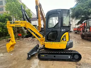 98% yeni yüksek performans kaliteli kullanılmış ekskavatör satılık KOMATSU PC35 japon mini kazma makinesi