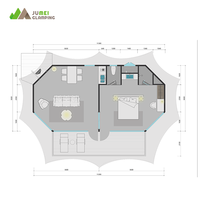 Cabanes de vacances en plein air avec terrasse, hôtels de villégiature, maisons préfabriquées en acier, hôtel familial, lodge, tente avec salle de bain