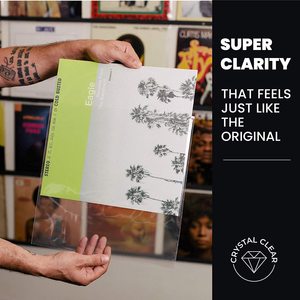 Hot Selling Crystal Clear Custom Vinyl Record Sleeve Vinyl Record Player Storage
