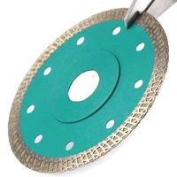 TGS Lame de scie diamantée pressée à chaud de qualité industrielle de 5 pouces K Mesh pour la porcelaine, le granit, la pierre et la forme de coupe OEM Personnalisation