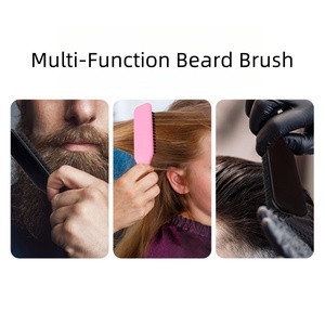 Spazzola per <span class=keywords><strong>barba</strong></span> leopardata spolverino da barbiere per capelli rifiniture facciali lunga spazzola per <span class=keywords><strong>barba</strong></span> da uomo - Product Image 3