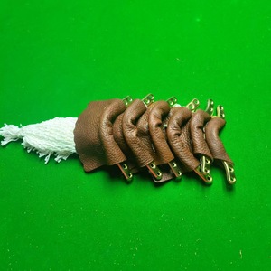 Ensemble de 6 embouts de billard en cuir et corne de fer, durables, pour accessoires de table de snooker - Product Image 3