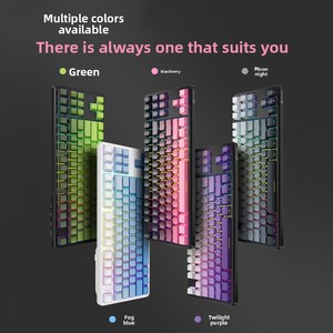 87-Key Có Dây RGB Chơi Game Cơ Khí Bàn Phím OEM Ba-Chế Độ Màu Xanh Lá Cây Trục Màu Sắc Phù Hợp Với Bàn Phím Máy Tính Cho Máy Tính Xách Tay/PC - Product Image 2