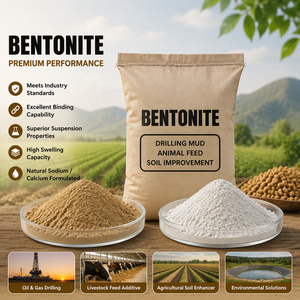 Bentonite pour l'étanchéité des étangs et des lacs, argile imperméable, bentonite naturelle de sodium, sac de 25 kg, prix de gros - Product Image 2