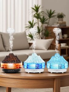 260ml di olio essenziale vulcanico portatile elettrico diffusore aromaterapia umidificatore telecomando nebbia fredda plastica per uso domestico - Product Image 6