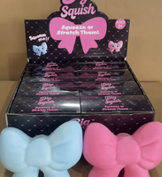 Jouet Squishy géant en forme de renne et de nœud papillon, ultra doux, anti-stress, vente en gros, idéal pour Noël