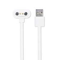 Chargeur magnétique à ventouse en forme de T pour toutes les montres intelligentes Micro-USB 2P-2.5Mm et 2P-4.0Mm avec protection de veste TPE incluse