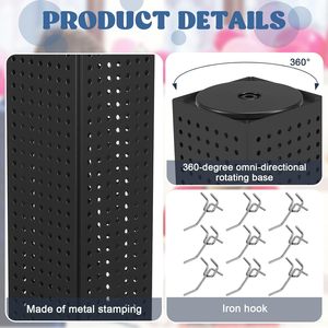 Cao cấp Countertop hiển thị Kit 4 bên 360 độ stuble <span class=keywords><strong>Pegboard</strong></span> hiển thị đứng mục nhỏ treo suooprt - Product Image 6