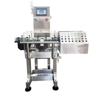 China Accurate 0.1g Weighing Conveyor Belt 1 Year Warranty Industrial Digital LCD Check Weigher for Food Boxes Cartons