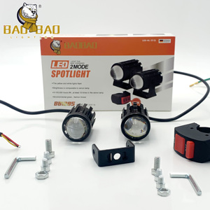 Mini Systèmes d'Éclairage de Conduite, Phares Blancs et Jaunes, Feux Antibrouillard Auxiliaires, Phares LED de Conduite, Ampoules de Phare pour Pièces de <span class=keywords><strong>Moto</strong></span> - Product Image 2
