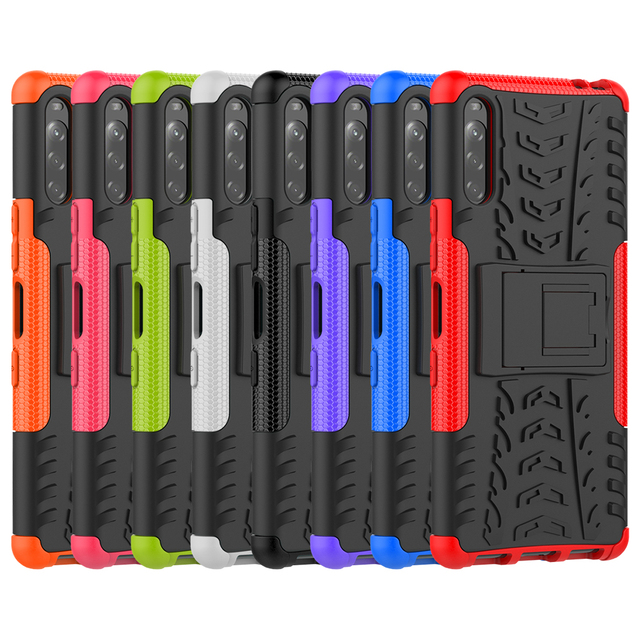Scratchproof TPU 2 in 1 Armor Case for Sony Xperia 5 IV 10 III 5 1 II L4 Anti-skid Airbag Phone Cover for Nokia G100 G400 G11