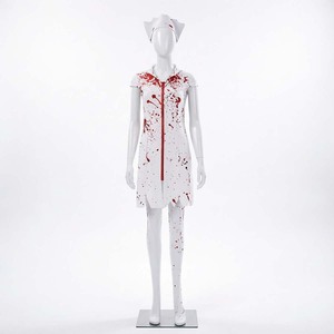 <span class=keywords><strong>Costume</strong></span> da <span class=keywords><strong>Infermiera</strong></span> Zombie Sanguinante per Halloween 2024, Set Completo per Donna HOHC-009 - Product Image 3