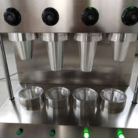 Petit cône de gaufre commercial automatique portable faisant la machine de cône de pizza crème glacée cône comestible tasse gaufrette Machine de fabricant de biscuits