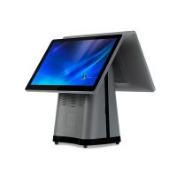 Pos System Window 10 avec scanner à double écran Cash Draw Card Reader Pos Machine/Windows Pos avec imprimante intégrée de 80mm