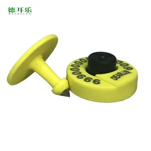 Điện Tử RFID Gia Súc Theo Dõi Tai Khóa 135.6 KHZ ISO11784/11785