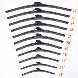 Escobilla Limpiaparabrisas <span class=keywords><strong>Universal</strong></span> Multifuncional <span class=keywords><strong>con</strong></span> 18 Adaptadores, 98% de Cobertura para Autos, Diseño Aerodinámico sin Marco, Caucho Natural de Grado A - Product Image 4