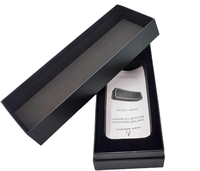 Boîte à haut-parleurs avec logo personnalisé en relief, revêtement UV, fond plat, boîte de présentation pour ongles artificiels, impression quadricolore, emballage cadeau