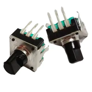 מקודד עם מתג 2 פינים ו-3 פינים מקודדים למכשירי חשמל ביתיים מגבר עוצמת הקול בקרת מהירות EC12S-H6-L20F7-24P-24C
