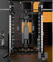 PINJIAN Station de musculation tout-en-un avec rack à squats pour la maison et la musculation