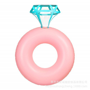 <b>Inflatable</b> Diamond <b>Ring</b> Swimming <b>Ring</b> Pink 120cm Environmentally Friendly Pvc <b>Adult</b> Water Toy Resort Hotel Use - Product Image 4