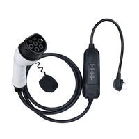 Chargeur de véhicule électrique à énergie nouvelle OEM personnalisé 13A Type 2 AC 220V, borne de recharge portable domestique norme britannique Modèle ACPQ-SE-M2DL-13-5