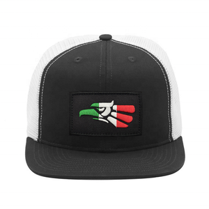 Özel logo moda kısa düz fatura erkekler 6 panel nakış yama classics boş yarım örgü şoför şapkası şapka - Product Image 3