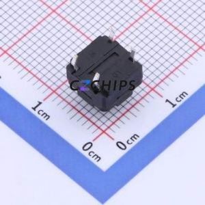 YTS1K0041JBT00 Tactile Switch Through hole Component (THT) Switch Single Pole Single Throw Round Button 1.8N Through Hole - Product Image 2